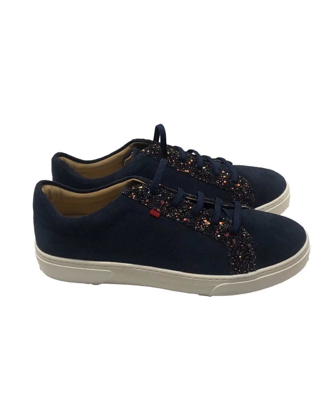 Marc Joseph New York Women’s Navy Suede Sneakers Sz 6.5M